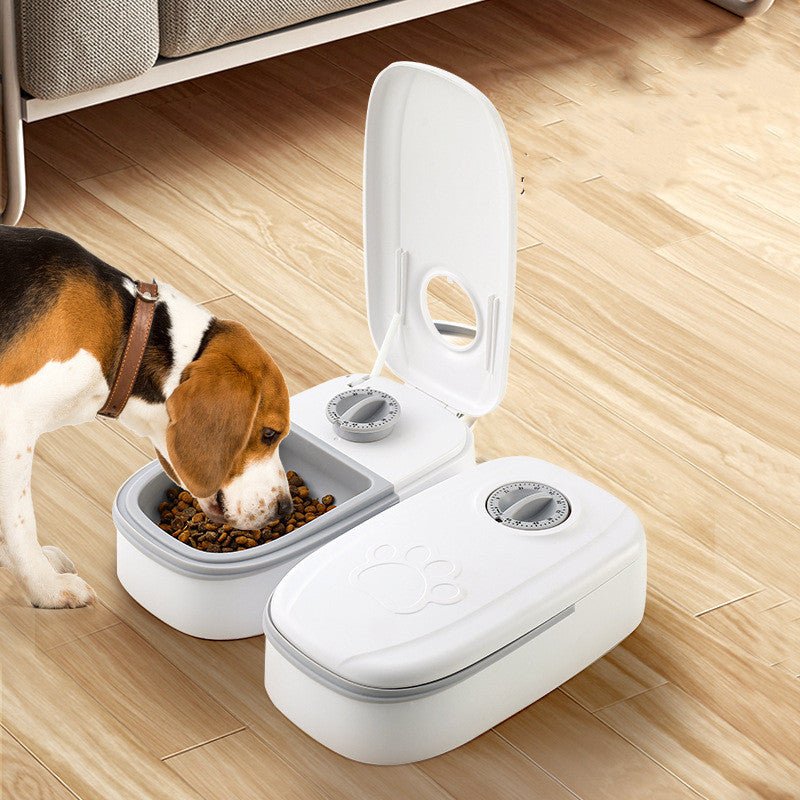 2-in-1 Gravity Pet Feeder – Automatic Food & Water Dispense - MairaDen
