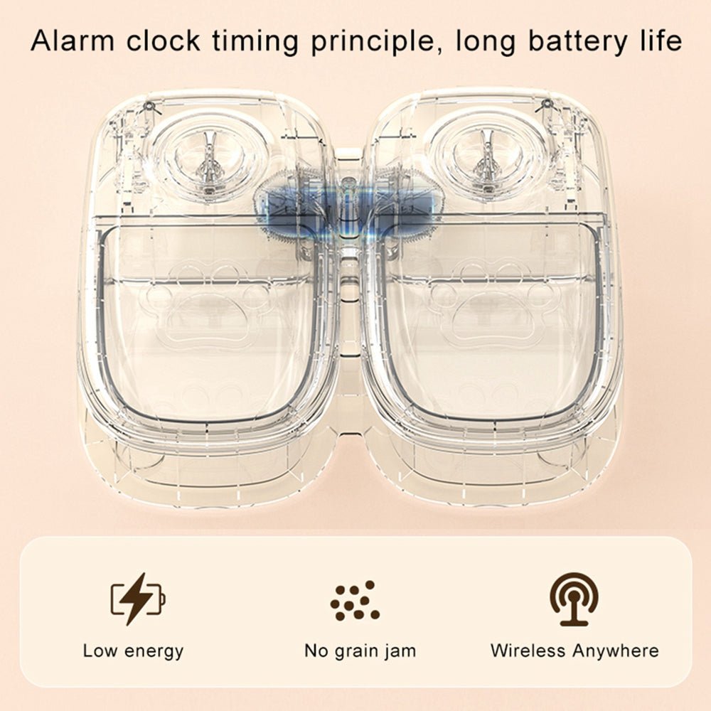 2-in-1 Gravity Pet Feeder – Automatic Food & Water Dispense - MairaDen