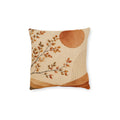 Autumn Breeze Decorative Pillow — Boho Earth Tone Floral Square Pillow - MairaDen