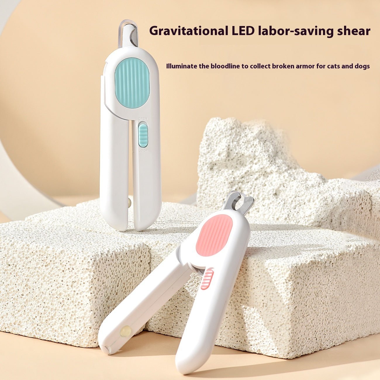 LED Cat Nail Clippers – Safe & Easy Trimming Scissors - MairaDen